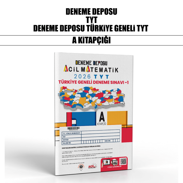 DENEME DEPOSU TYT TÜRKİYE GENELİ SNV A - 25-26